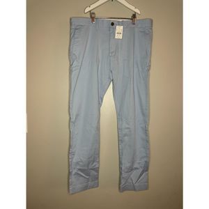 J. Crew Slim-fit flex khaki pant Faded Chambray Baby Blue NWT 33X30 Men’s Straig